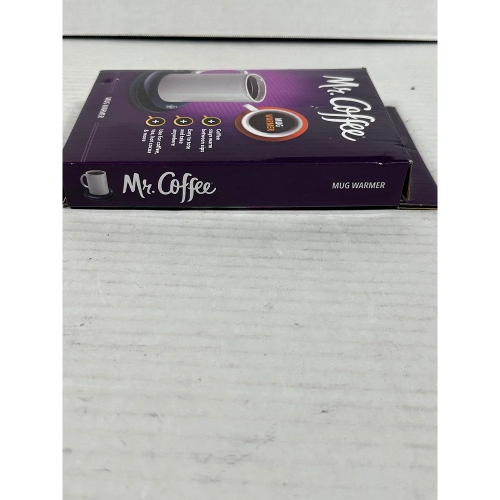 Mr. Coffee Mug Warmer Black Portable‎ Beverage Heater MWBLKPDQ-RB New